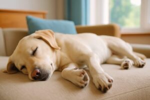犬の寝言やけいれん、夢を見てる?それとも病気?