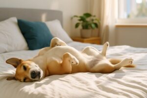 犬の寝方でわかる性格と体調変化。丸くなる?お腹を見せる?その姿勢の意味とは