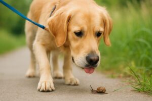 犬がカタツムリを食べると危険？広東住血線虫症と散歩時の注意点