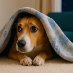 犬が雷や花火を怖がるのはなぜ?理由と落ち着かせるための実践的アプローチ