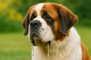 犬のよだれがポタポタ止まらない？正常との違いと考えられる病気とは