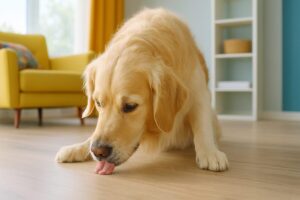犬が突然床を舐めるのはなぜ？その行動の裏に隠れた理由と向き合い方