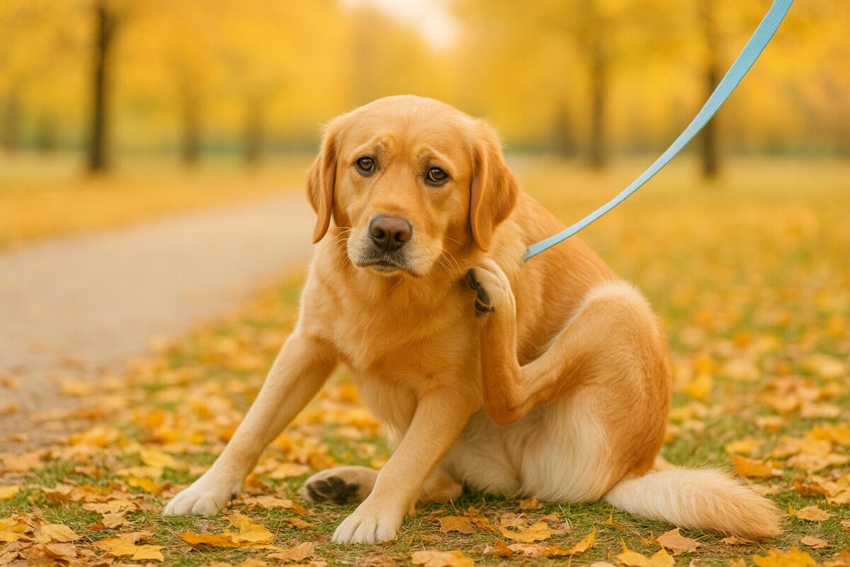 犬が秋にかゆがるのはなぜ?秋に多いアレルギー症状や原因、正しいケア方法を解説