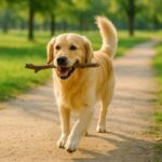 犬はなぜ棒が好きなのか？散歩中の行動と安全な楽しませ方