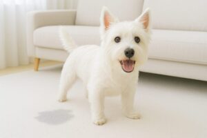 犬のうれしょんとは？特徴・原因・対処法を解説。粗相との違いについても