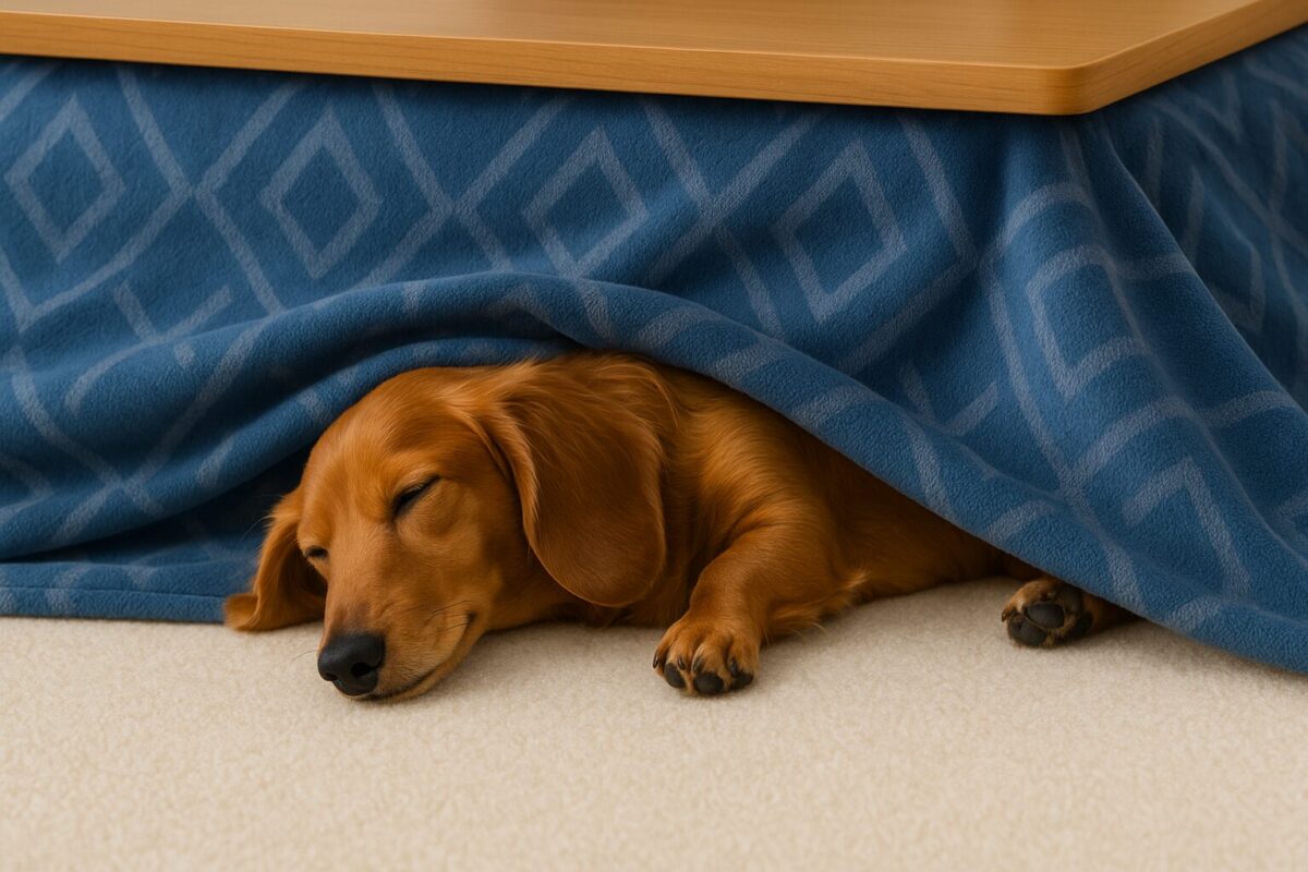 犬はこたつに入って大丈夫?安全に使うための方法と注意点を解説
